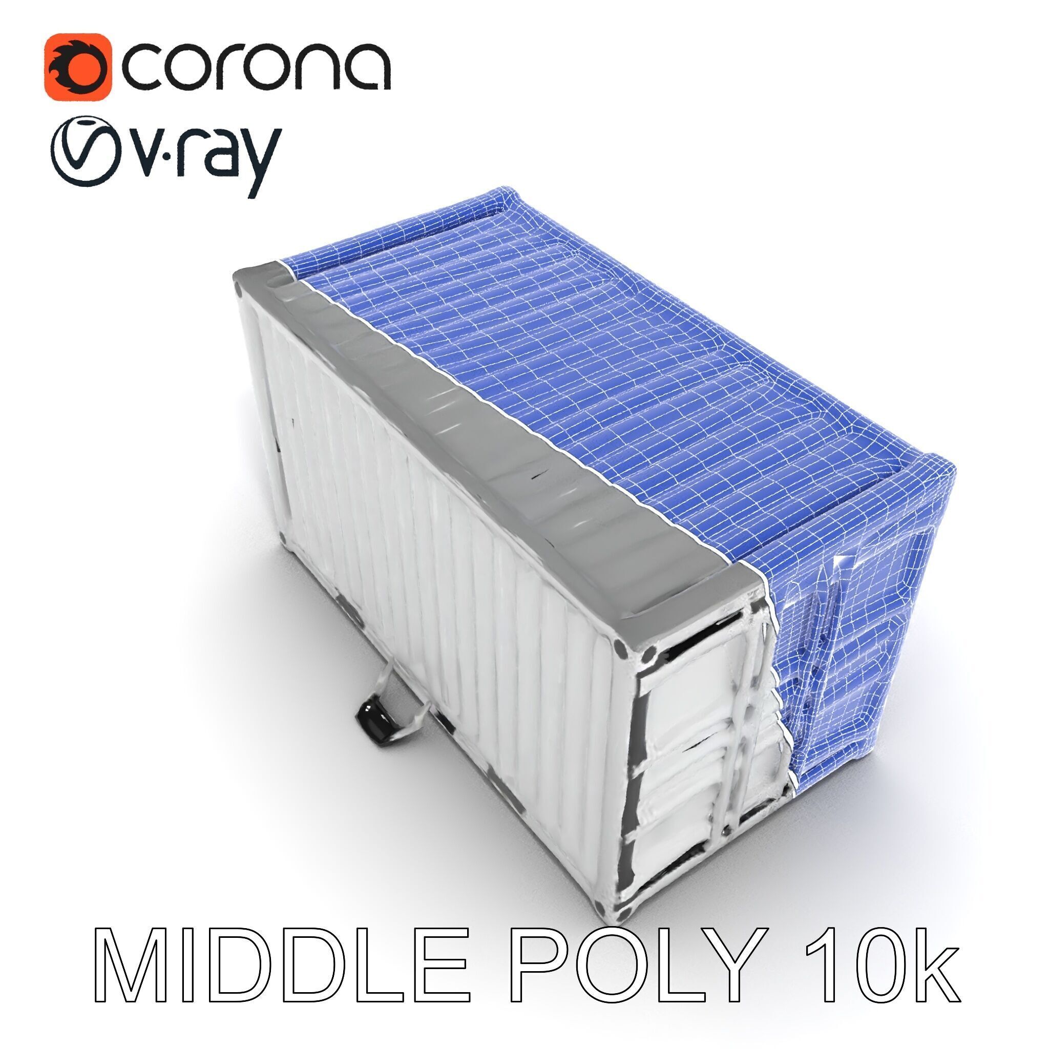 Shipping Container Model Pack  Detailed D Asset Low-poly 3D model_18