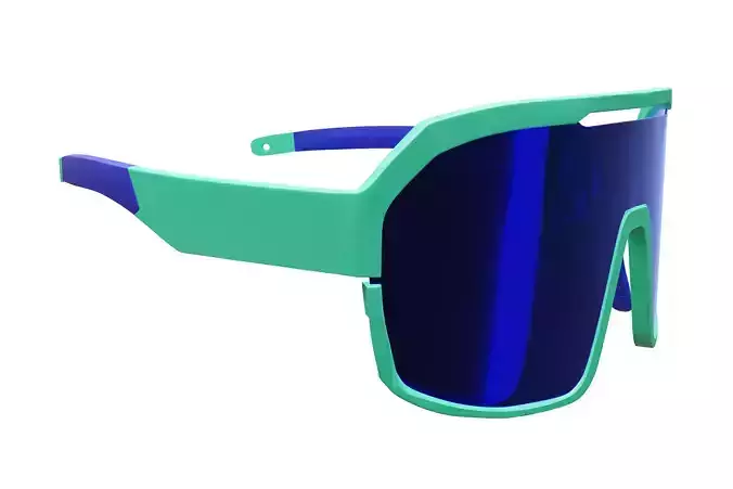 Teal  Blue Sports Sunglasses