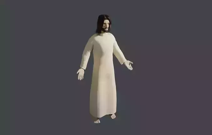 Jesus Christ - Cristo Low-poly 3D model