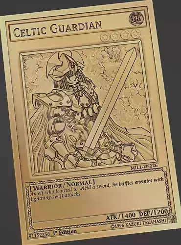 Celtic Guardian - yu-gi-oh 3D print model