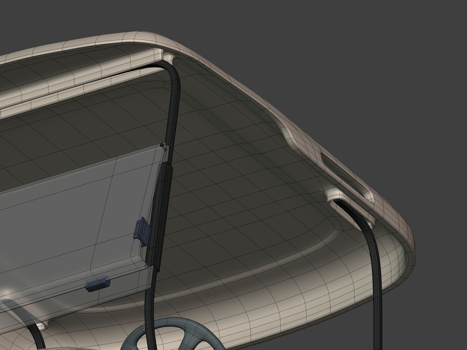 Generic Golf Cart - Electric Sport Vehicle - Club Car -- Blender 3D model_22