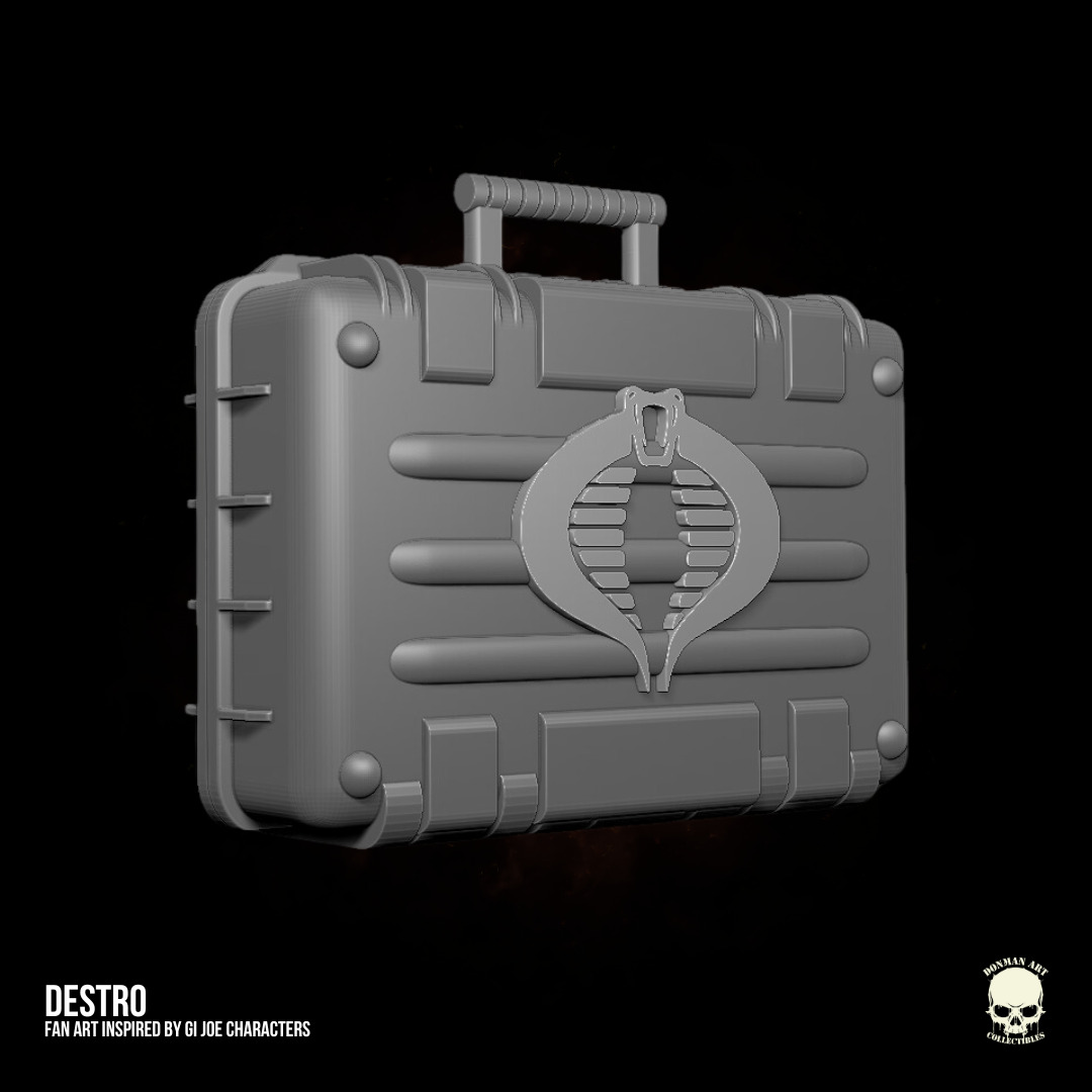 Destro GI Joe Fan Art 3D printables for Action Figures 3D print model_24