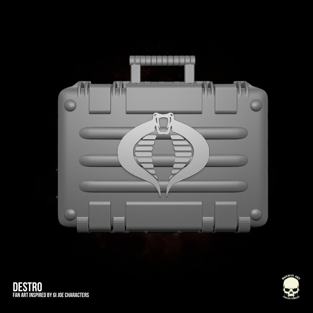 Destro GI Joe Fan Art 3D printables for Action Figures 3D print model_19