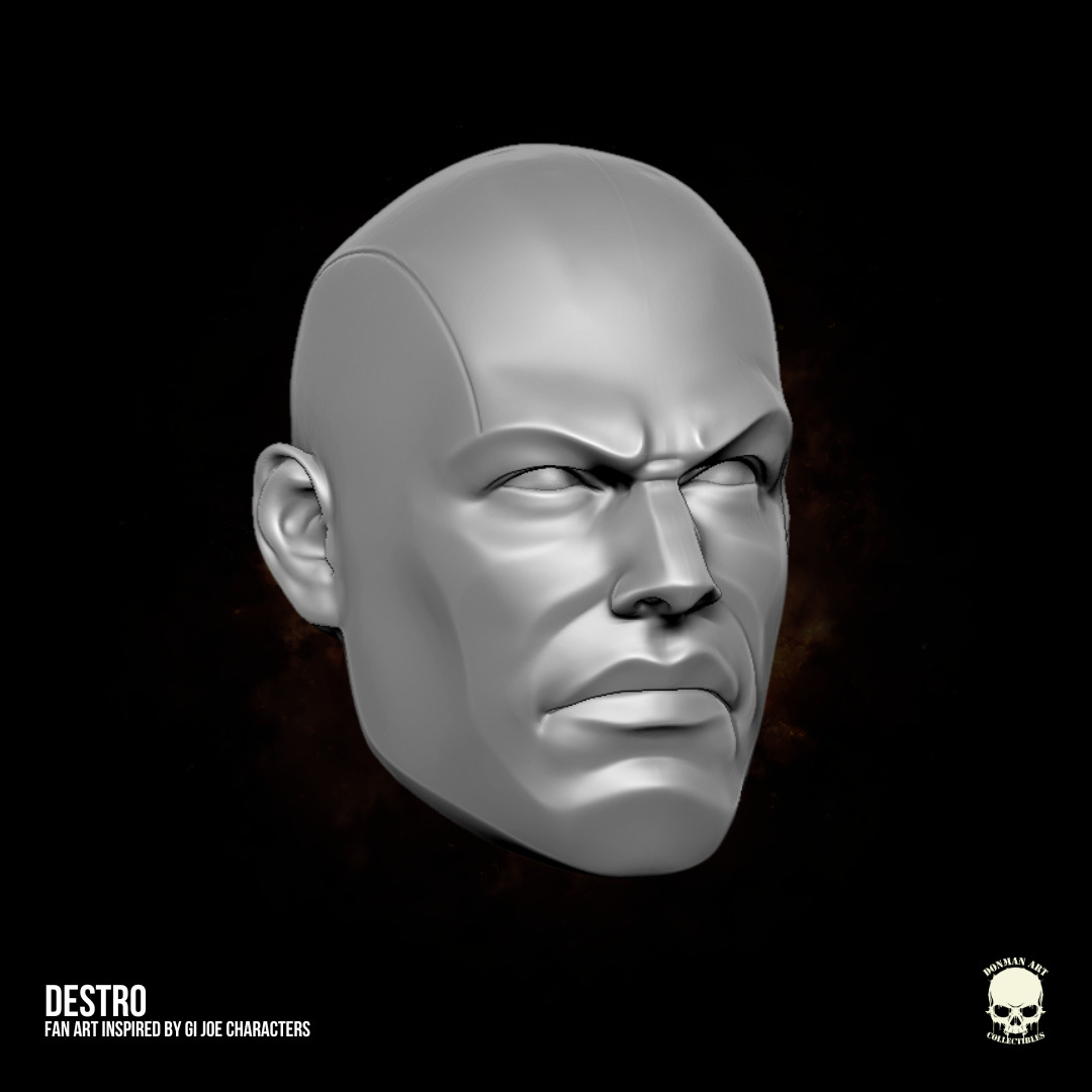 Destro GI Joe Fan Art 3D printables for Action Figures 3D print model_13