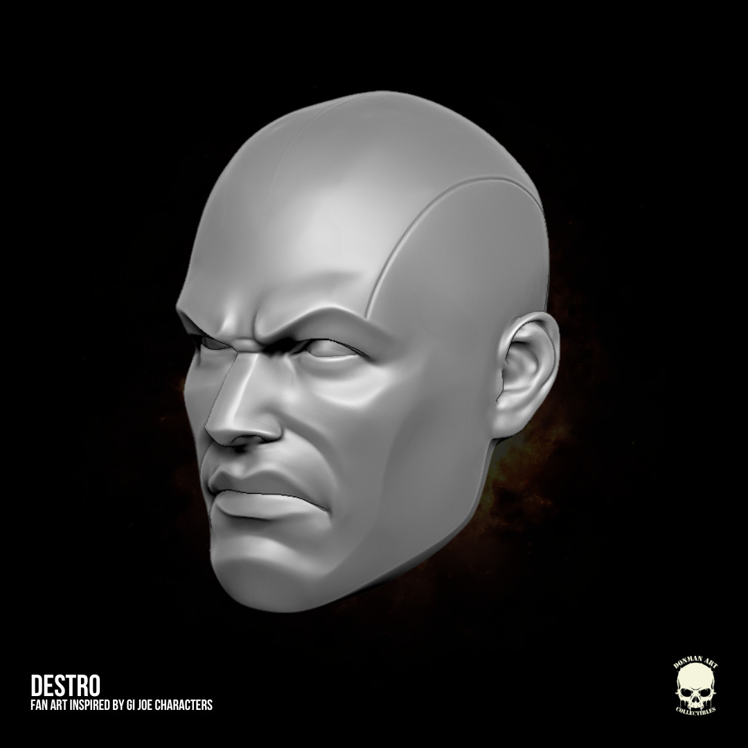 Destro GI Joe Fan Art 3D printables for Action Figures 3D print model_6