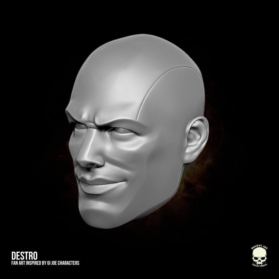 Destro GI Joe Fan Art 3D printables for Action Figures 3D print model_7