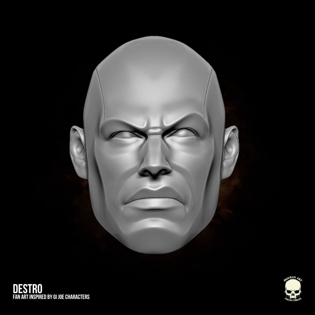 Destro GI Joe Fan Art 3D printables for Action Figures 3D print model_16