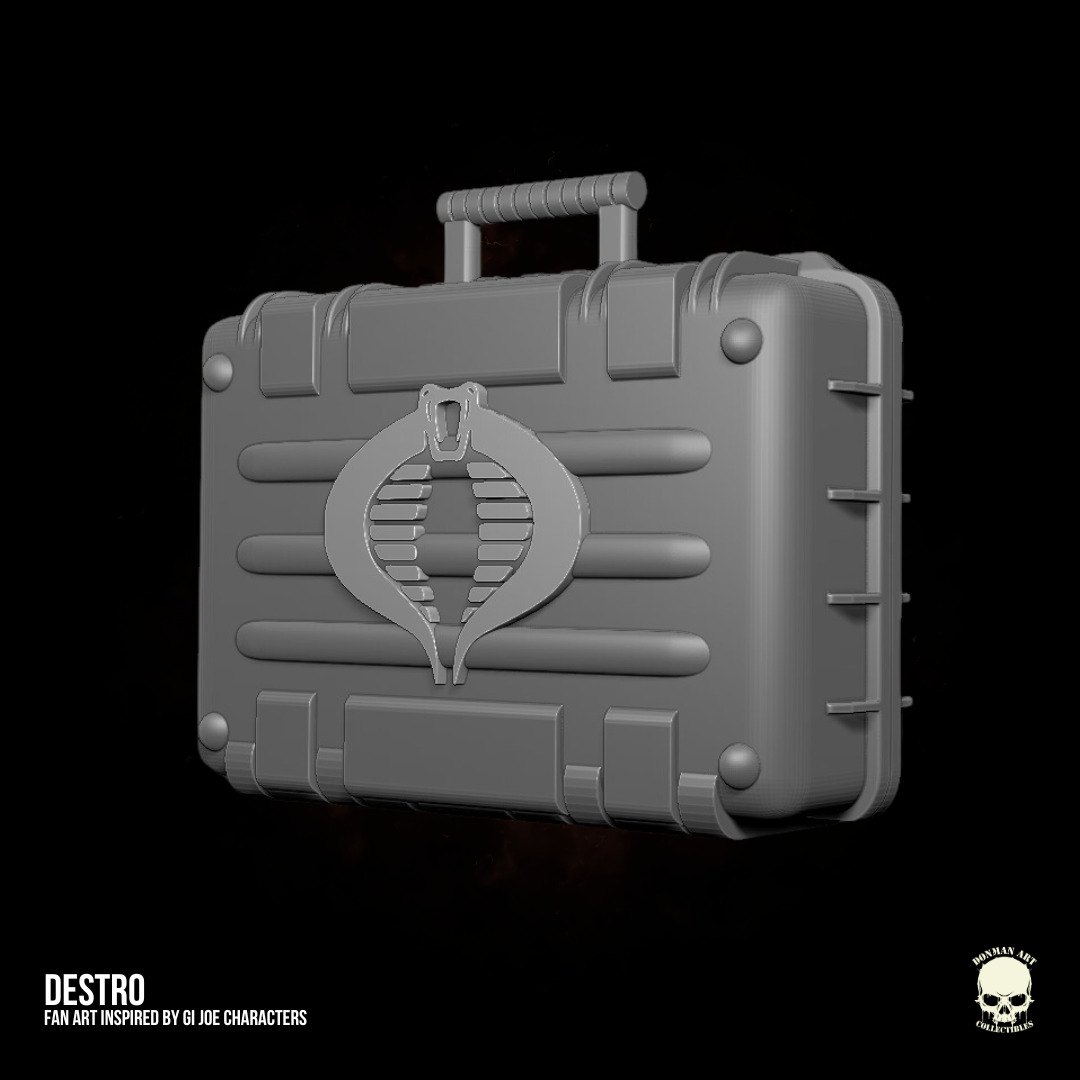 Destro GI Joe Fan Art 3D printables for Action Figures 3D print model_14
