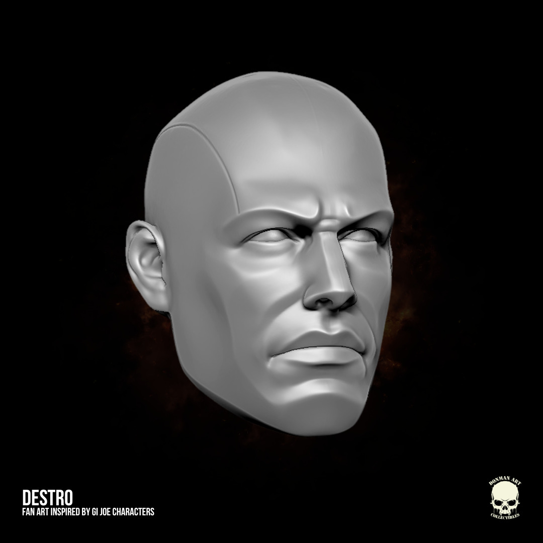 Destro GI Joe Fan Art 3D printables for Action Figures 3D print model_26