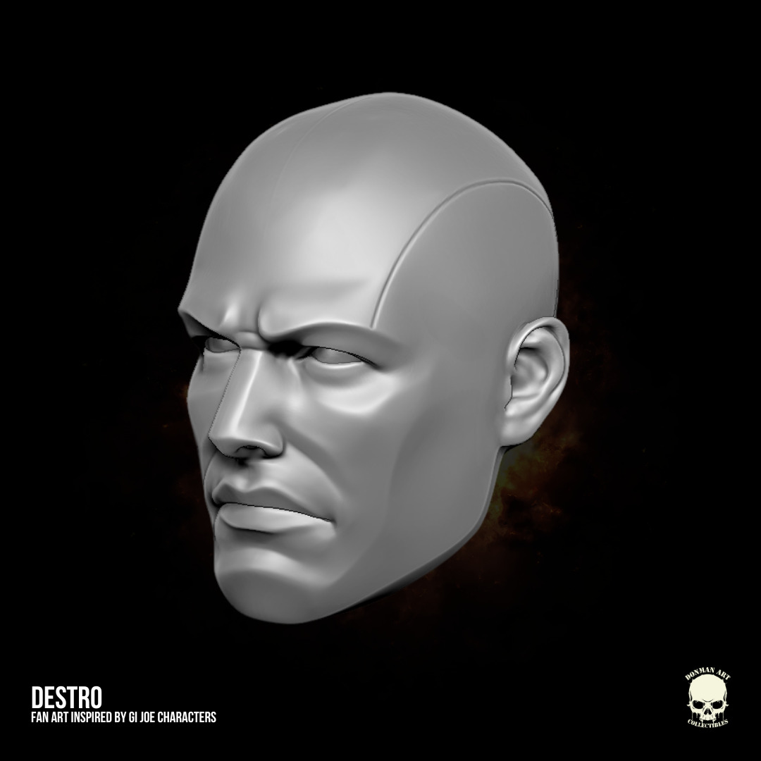 Destro GI Joe Fan Art 3D printables for Action Figures 3D print model_23