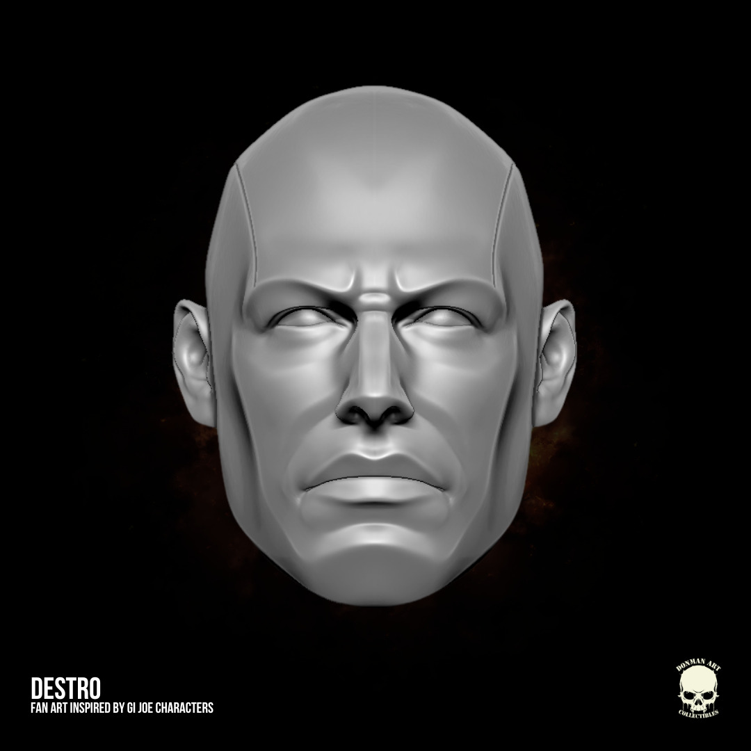 Destro GI Joe Fan Art 3D printables for Action Figures 3D print model_2
