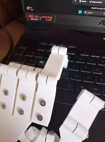 Robotic Hand Modular  Life-Sized Posable No Electronics