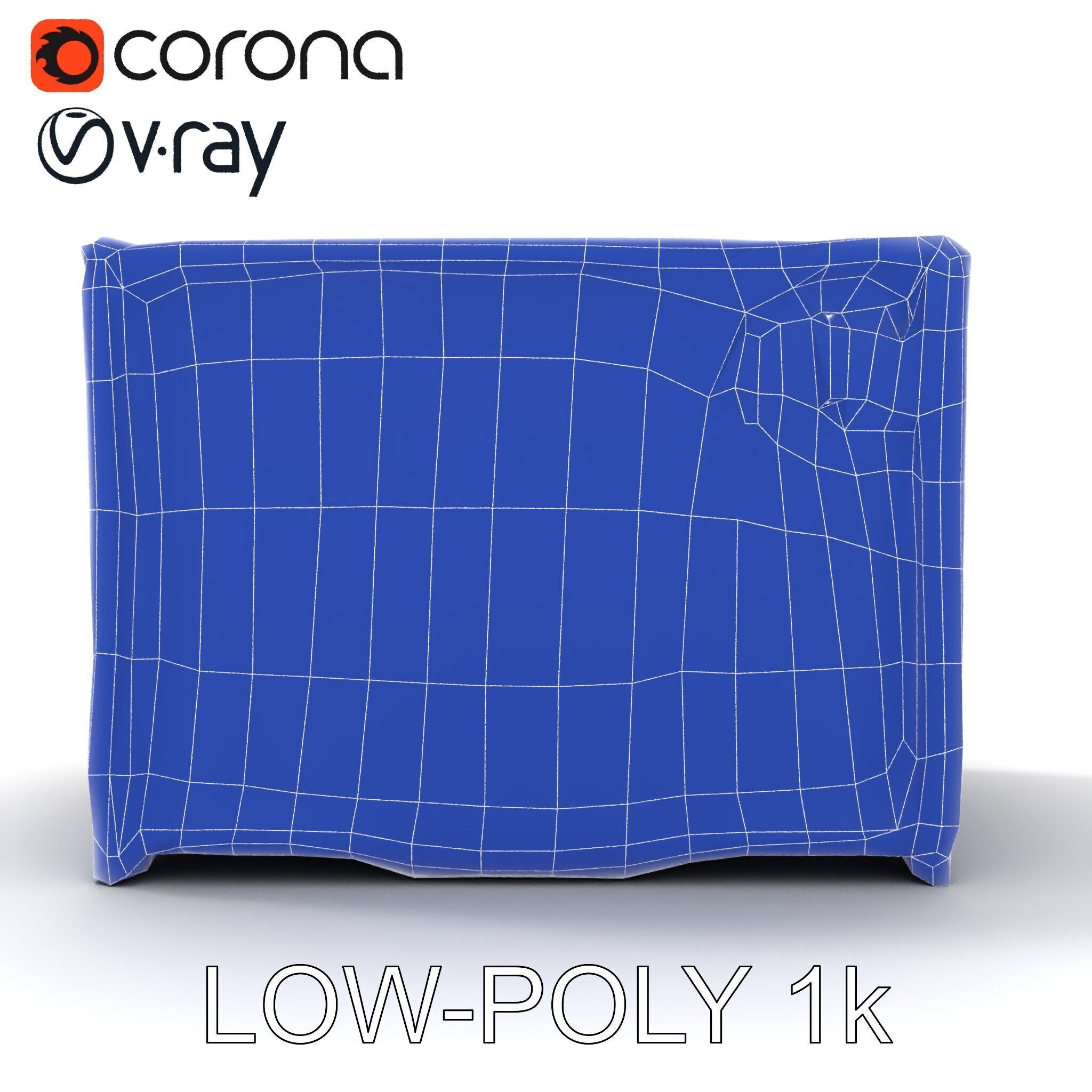 Blue Rusty Shipping Container Model Pack for D Environments a... Low-poly 3D model_33