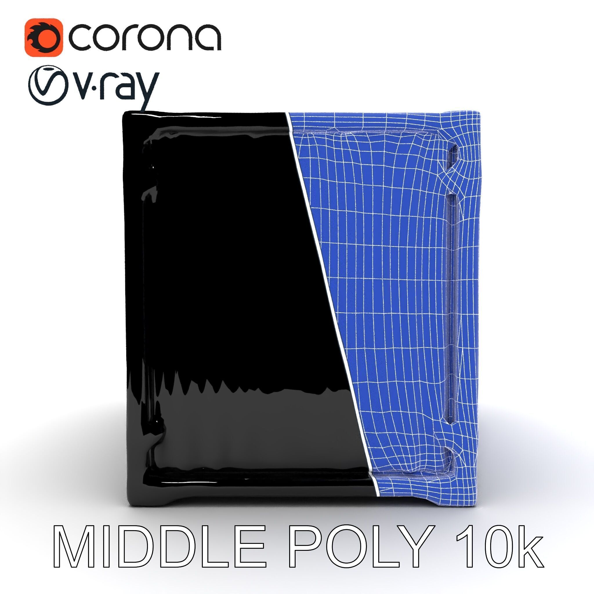 Blue Rusty Shipping Container Model Pack for D Environments a... Low-poly 3D model_9