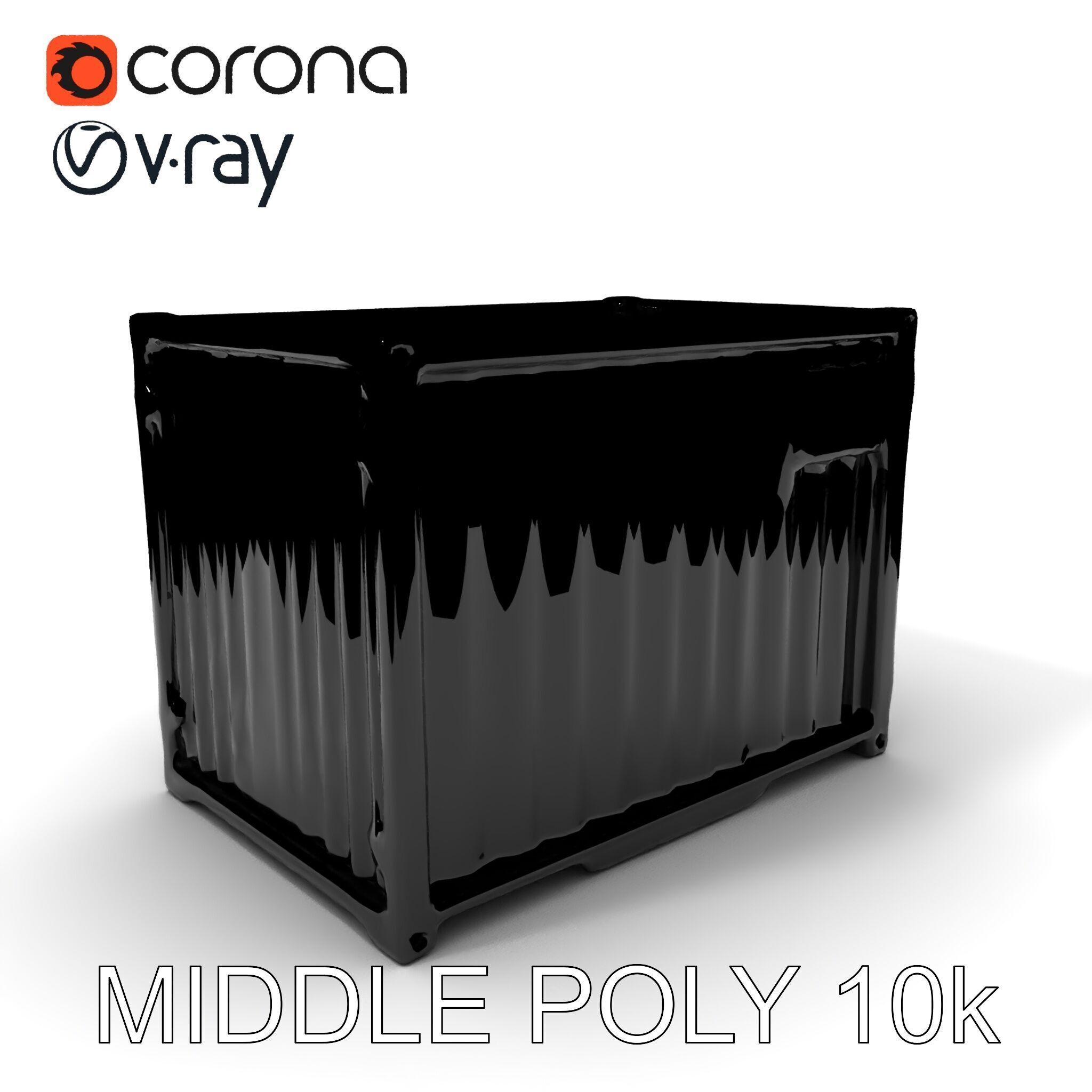 Blue Rusty Shipping Container Model Pack for D Environments a... Low-poly 3D model_18