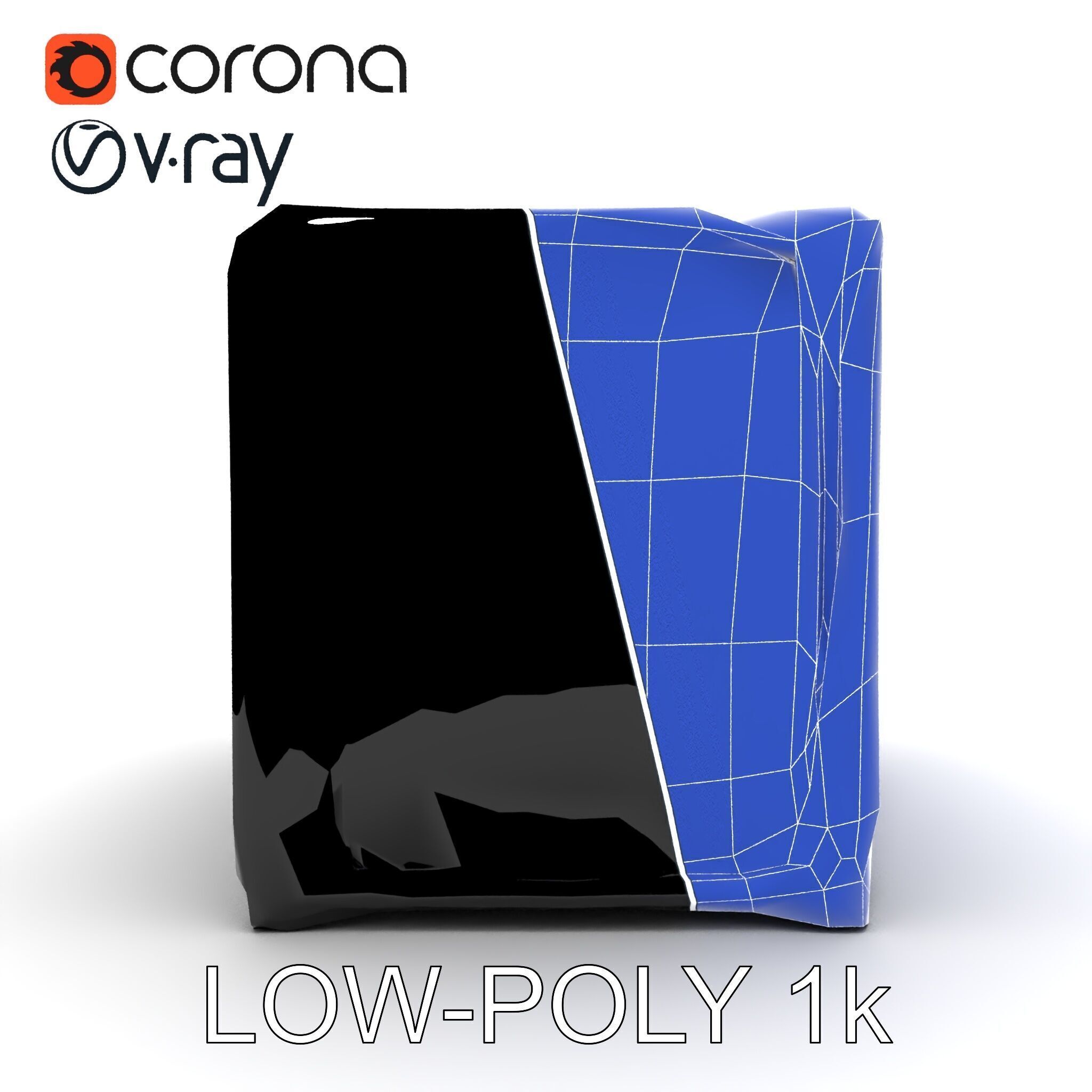 Blue Rusty Shipping Container Model Pack for D Environments a... Low-poly 3D model_10