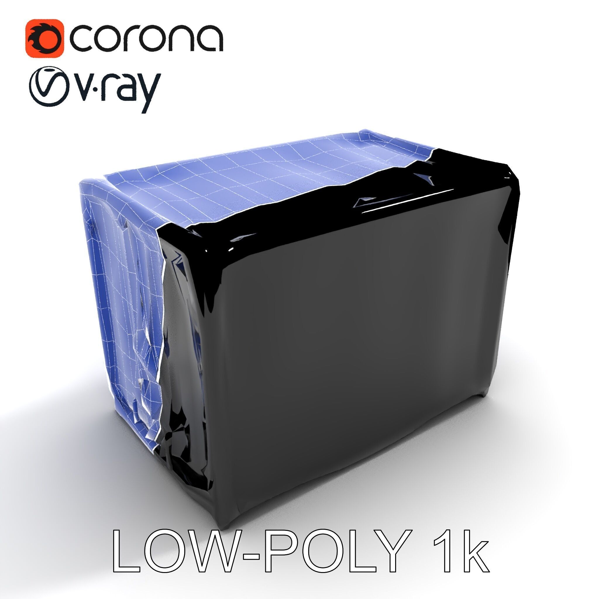 Blue Rusty Shipping Container Model Pack for D Environments a... Low-poly 3D model_17