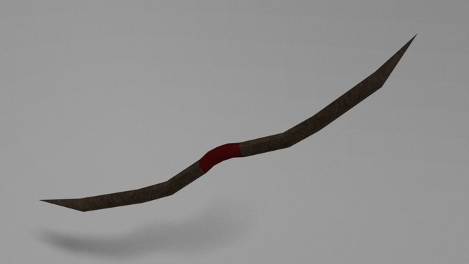 Simple-Bow falcon Free low-poly 3D model