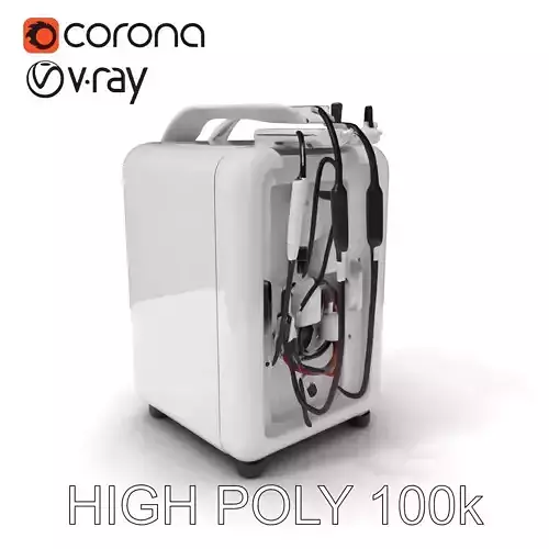 Medical Equipment Device Model Pack with Multiple Attachments