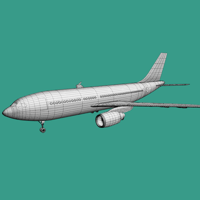 Aeroplan boeing 3D model_16