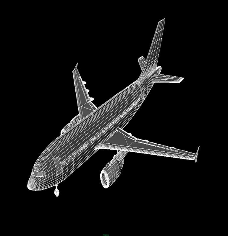 Aeroplan boeing 3D model_15