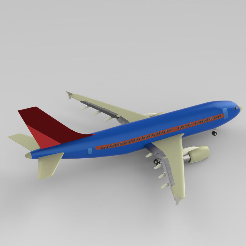 Aeroplan boeing 3D model_7