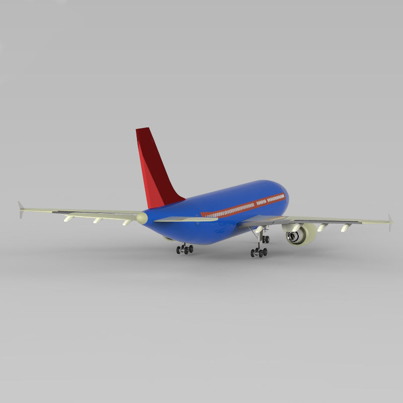 Aeroplan boeing 3D model_5