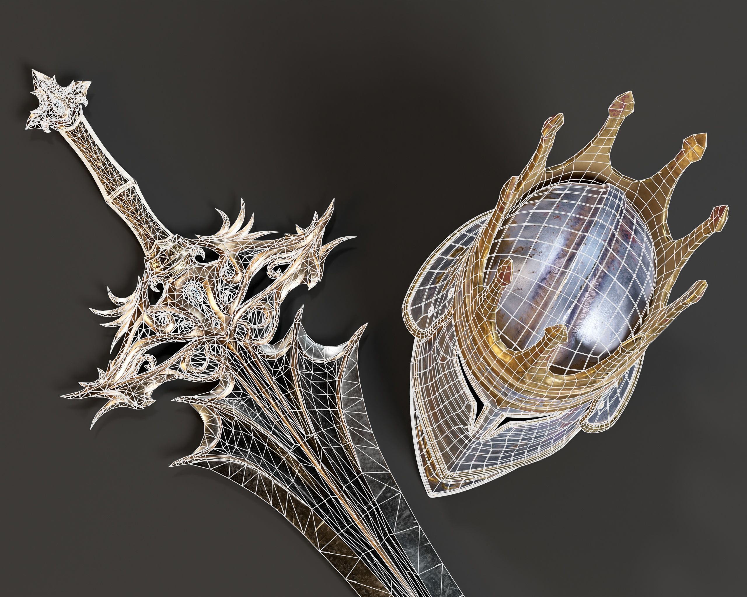 Paladin Gear 3D Model Collection_8