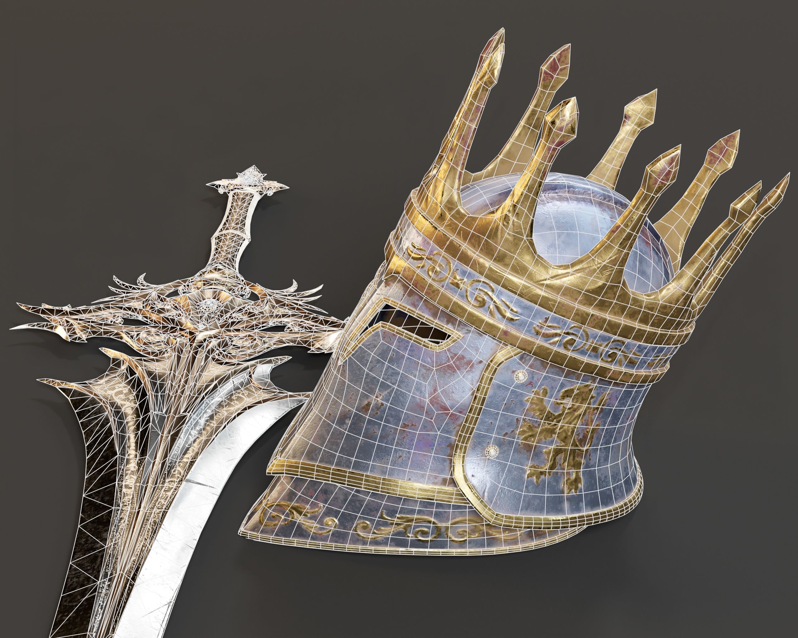 Paladin Gear 3D Model Collection_10