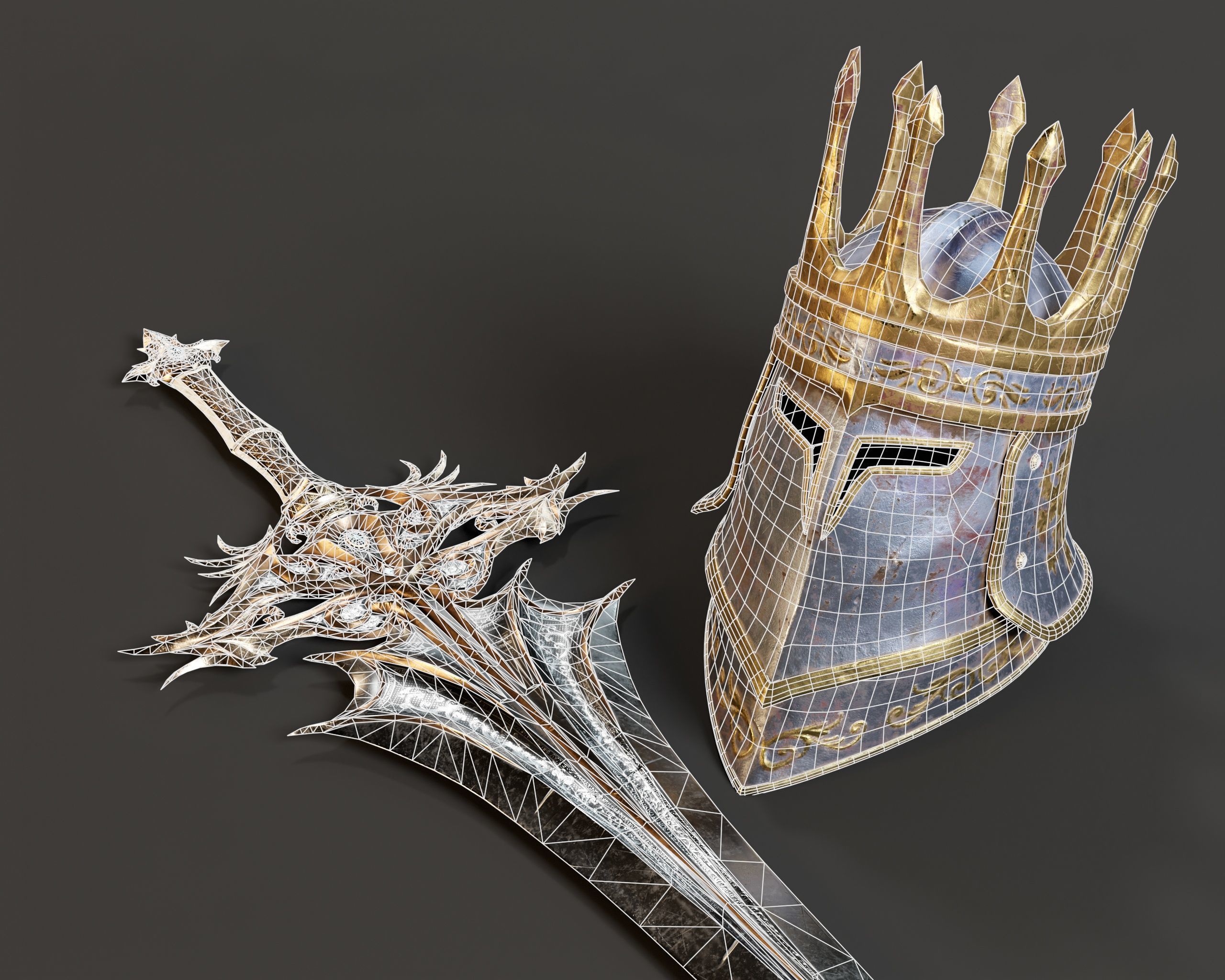 Paladin Gear 3D Model Collection_6