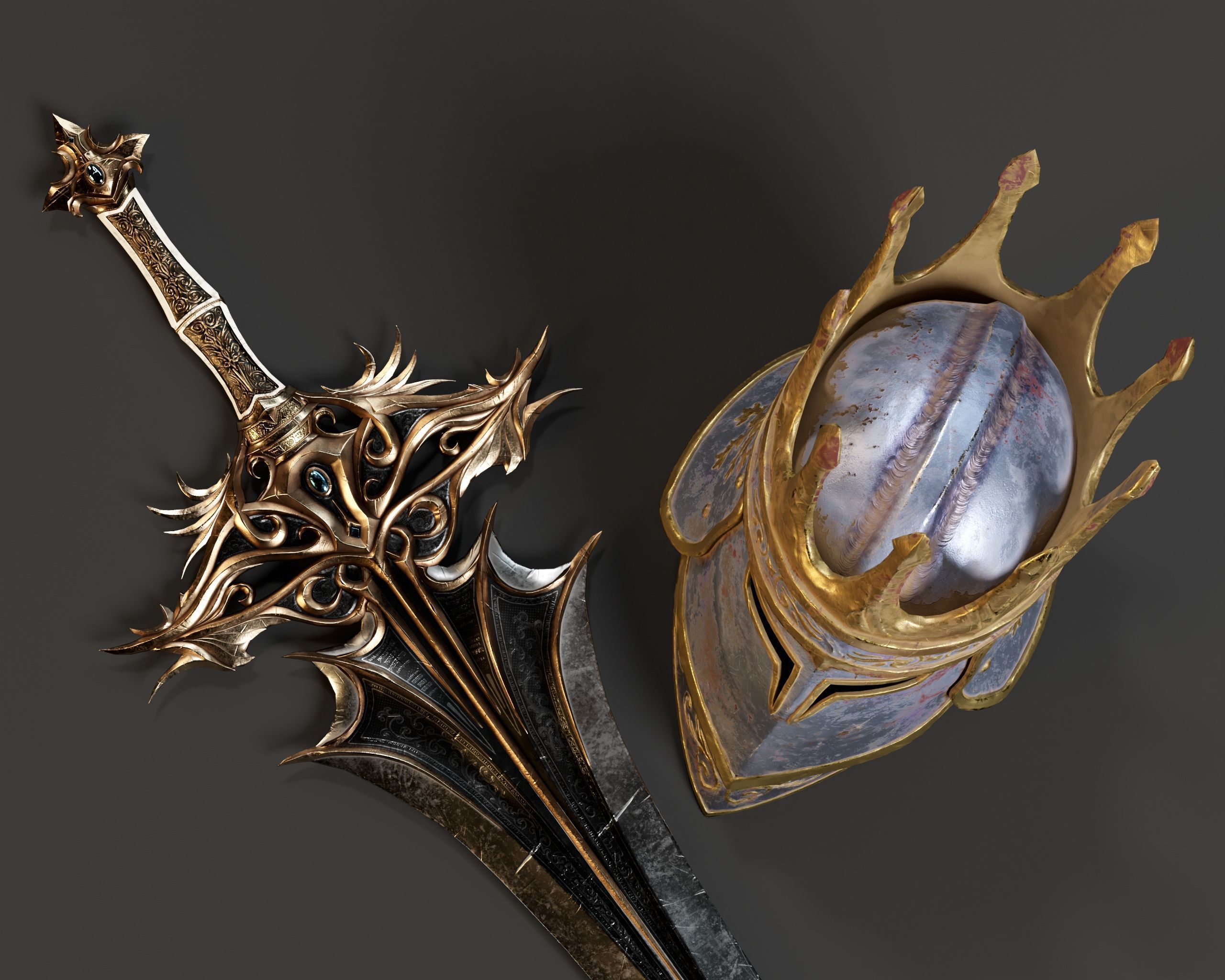 Paladin Gear 3D Model Collection_7