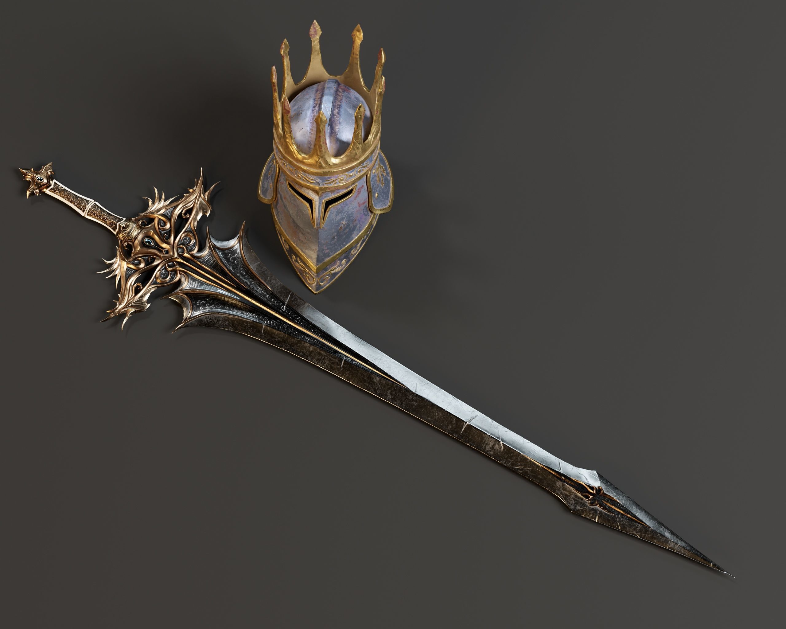 Paladin Gear 3D Model Collection_11
