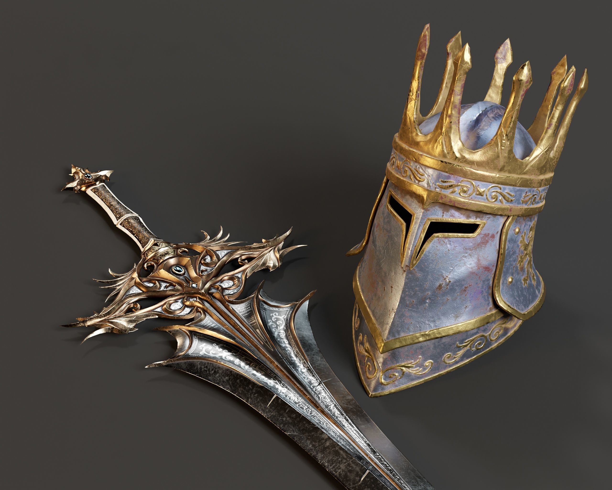 Paladin Gear 3D Model Collection_5