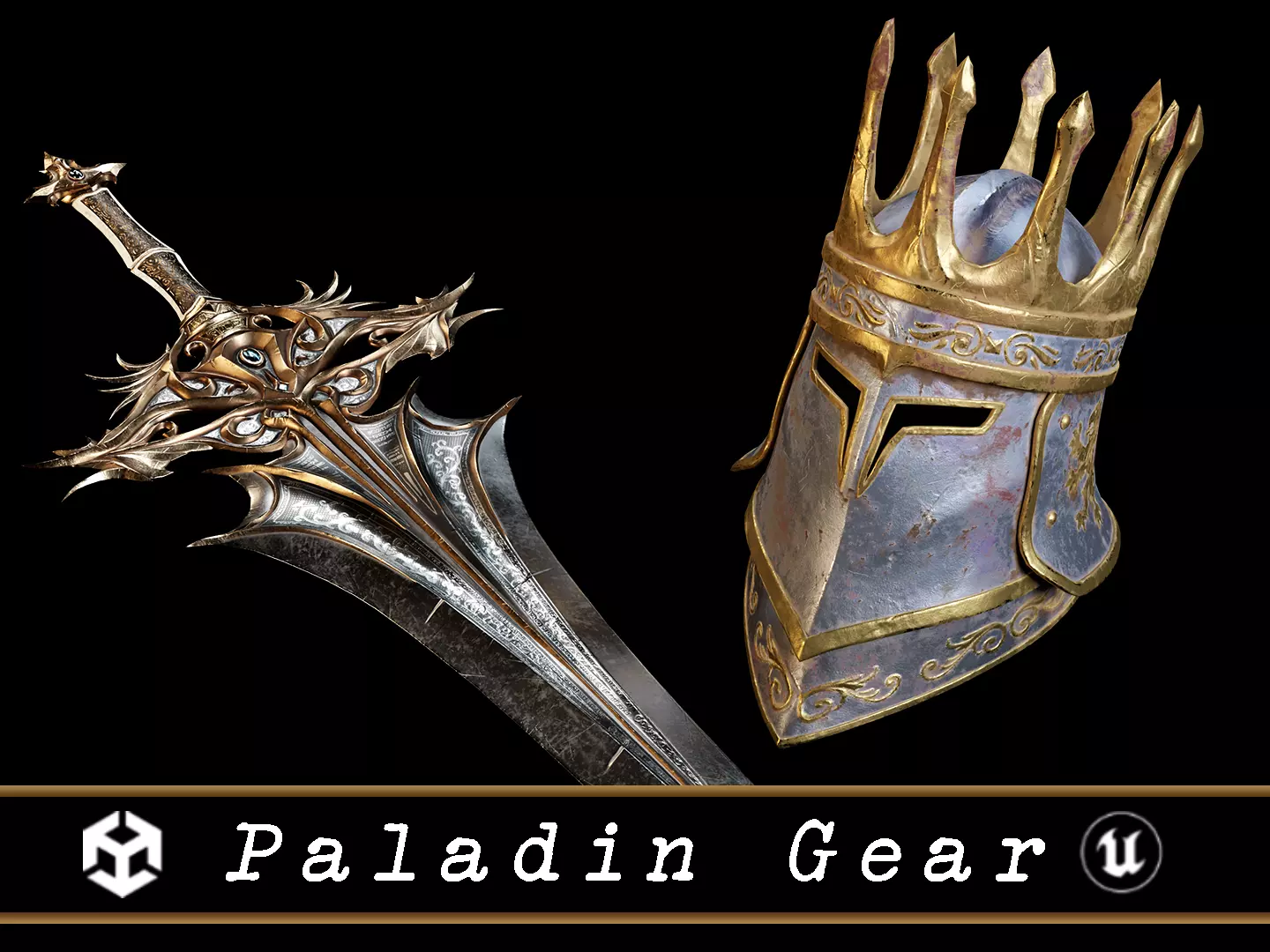 Paladin Gear 3D Model Collection_0