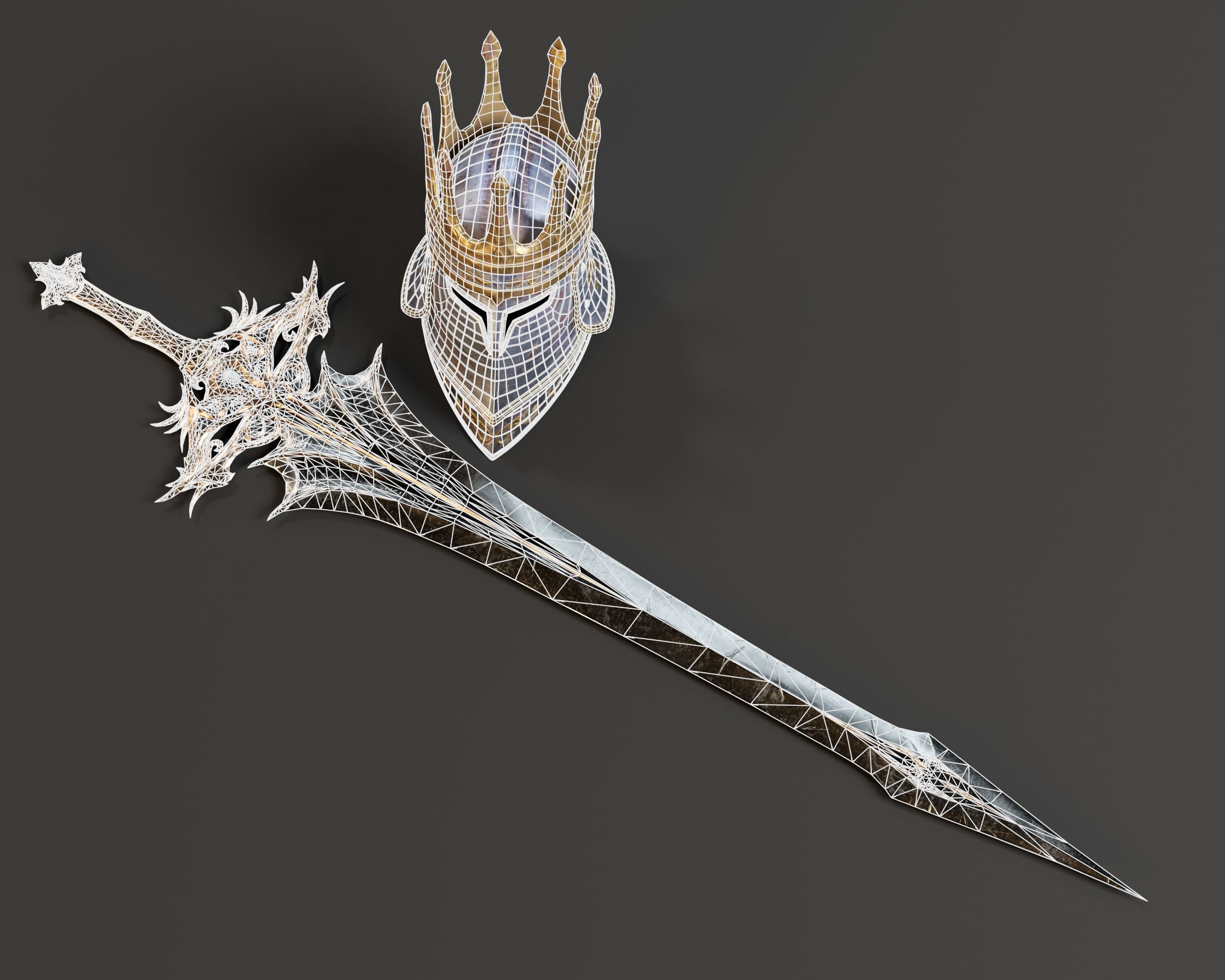Paladin Gear 3D Model Collection_12