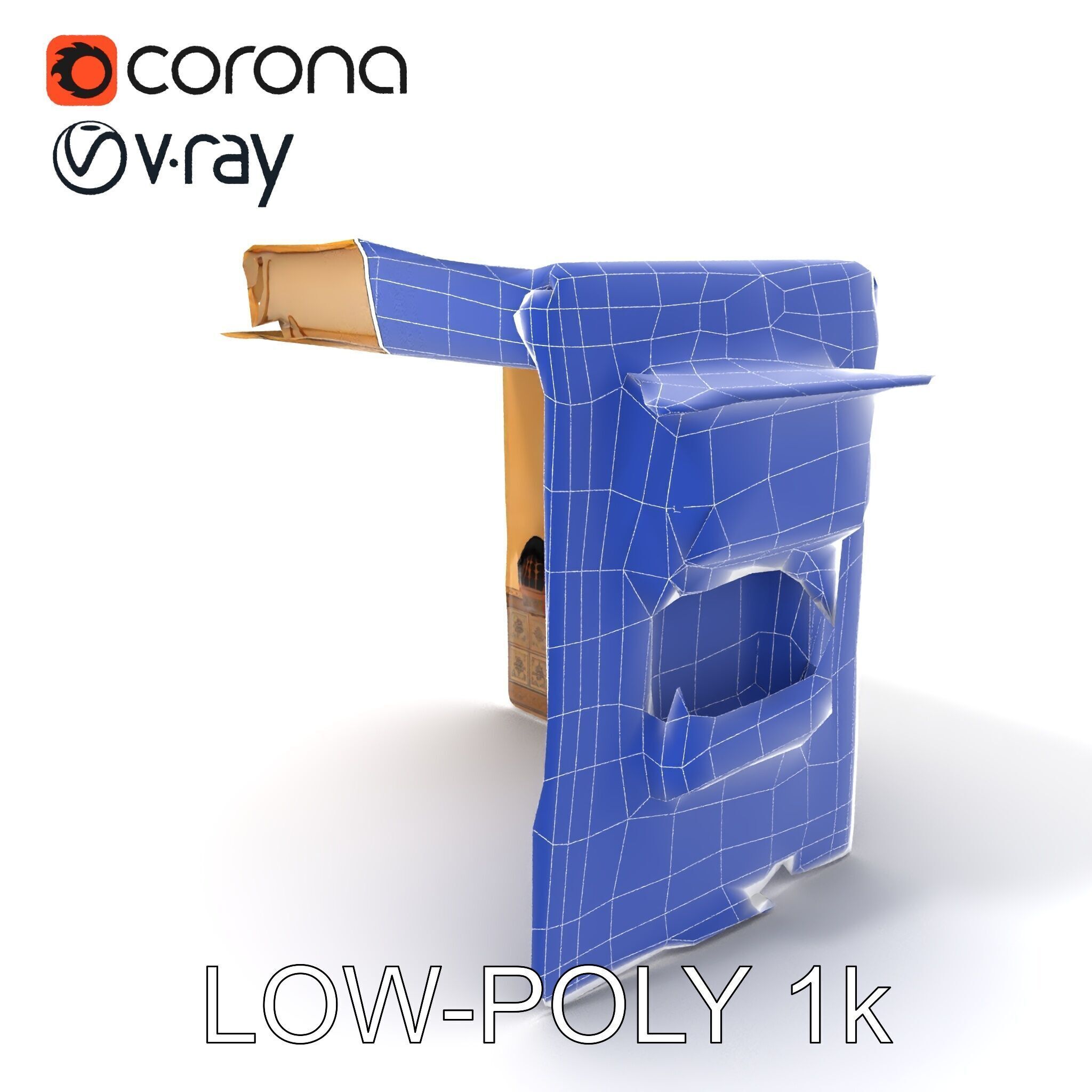 Ornate Arabic Architecture Model Pack Low-poly 3D model_25