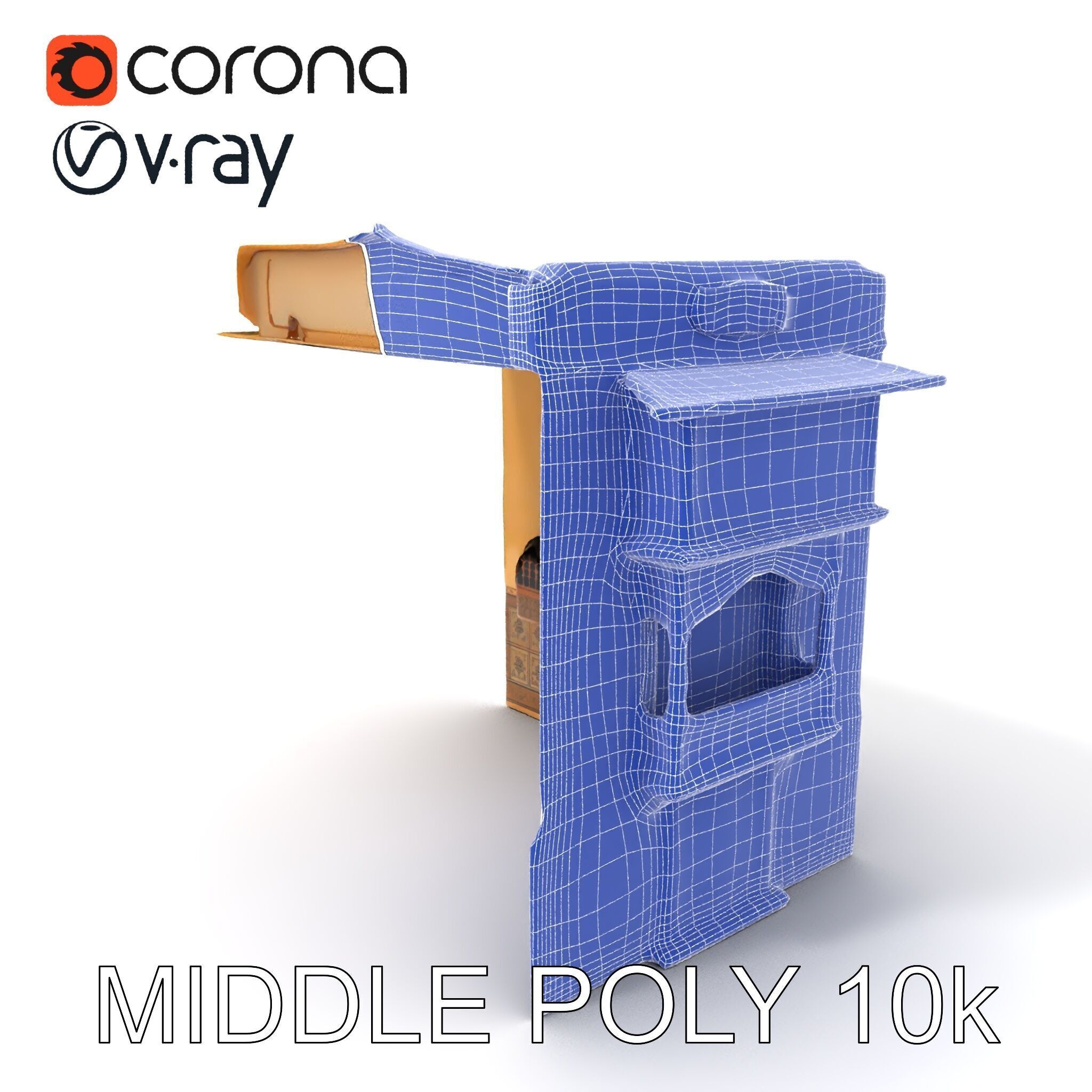 Ornate Arabic Architecture Model Pack Low-poly 3D model_14
