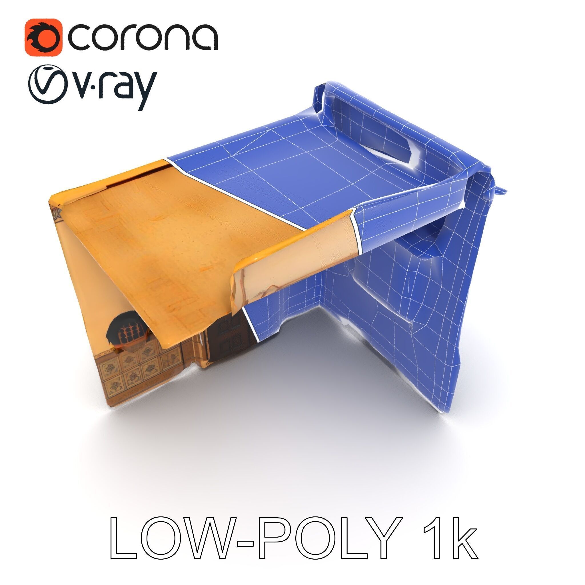 Ornate Arabic Architecture Model Pack Low-poly 3D model_15