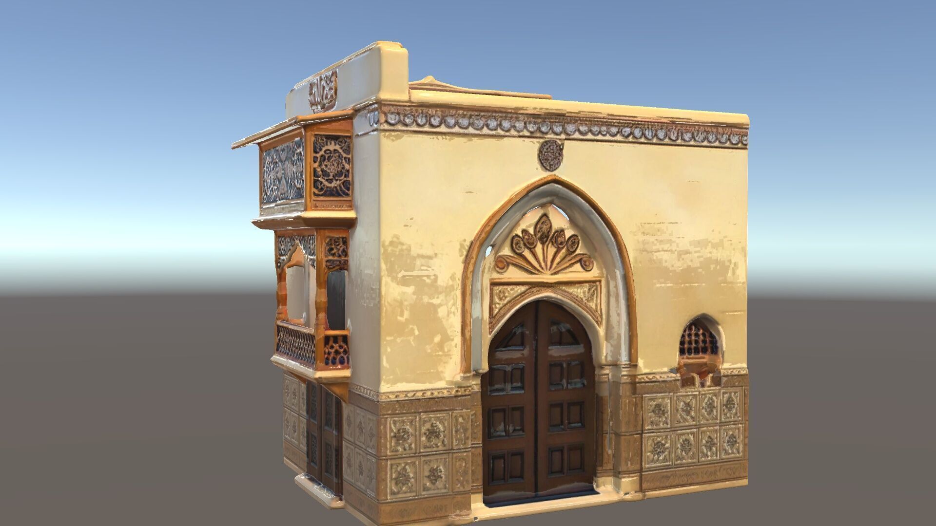 Ornate Arabic Architecture Model Pack Low-poly 3D model_5