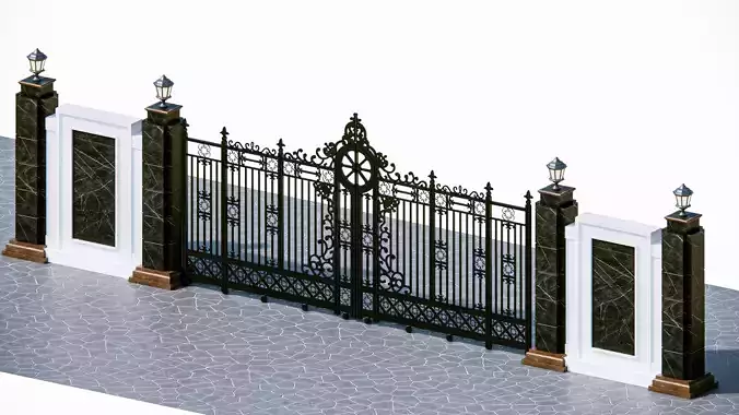 Classical gate  3D model