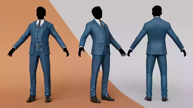 Chibi with Shirt Black shorts Snecker CheckeredBlue 