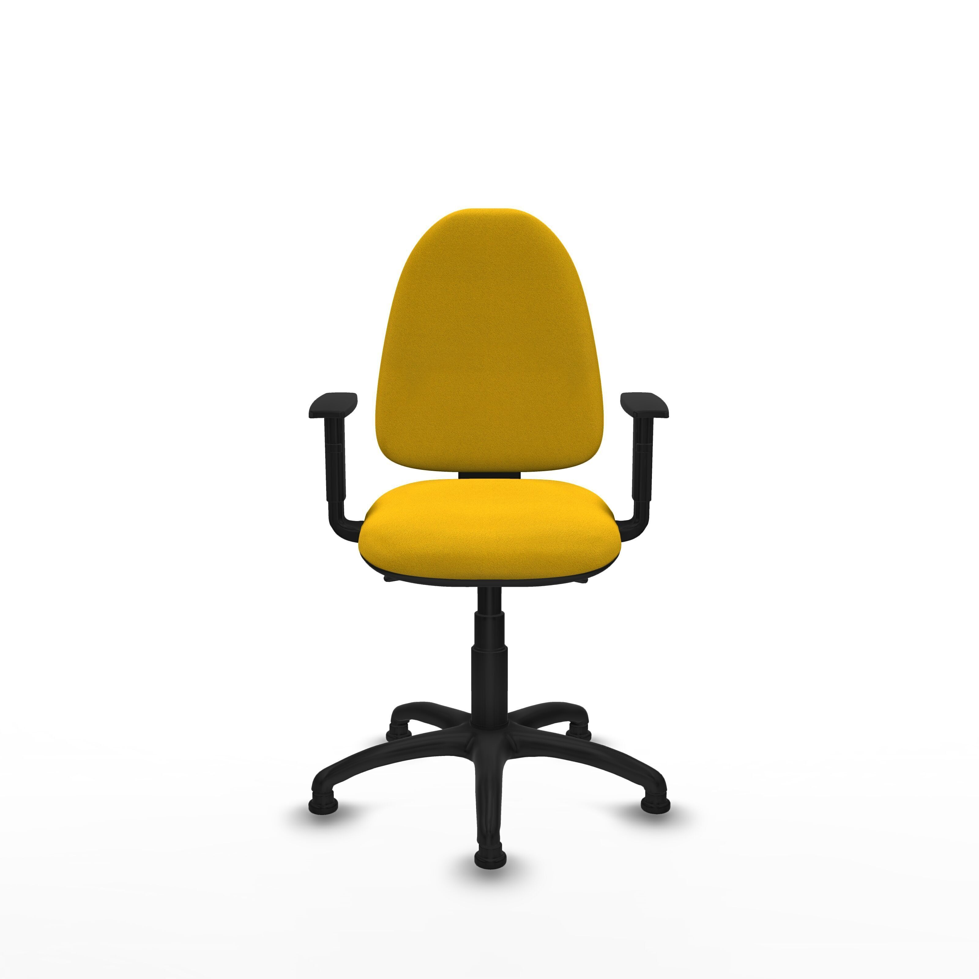 Modern Office Chair Low-poly 3D model_1