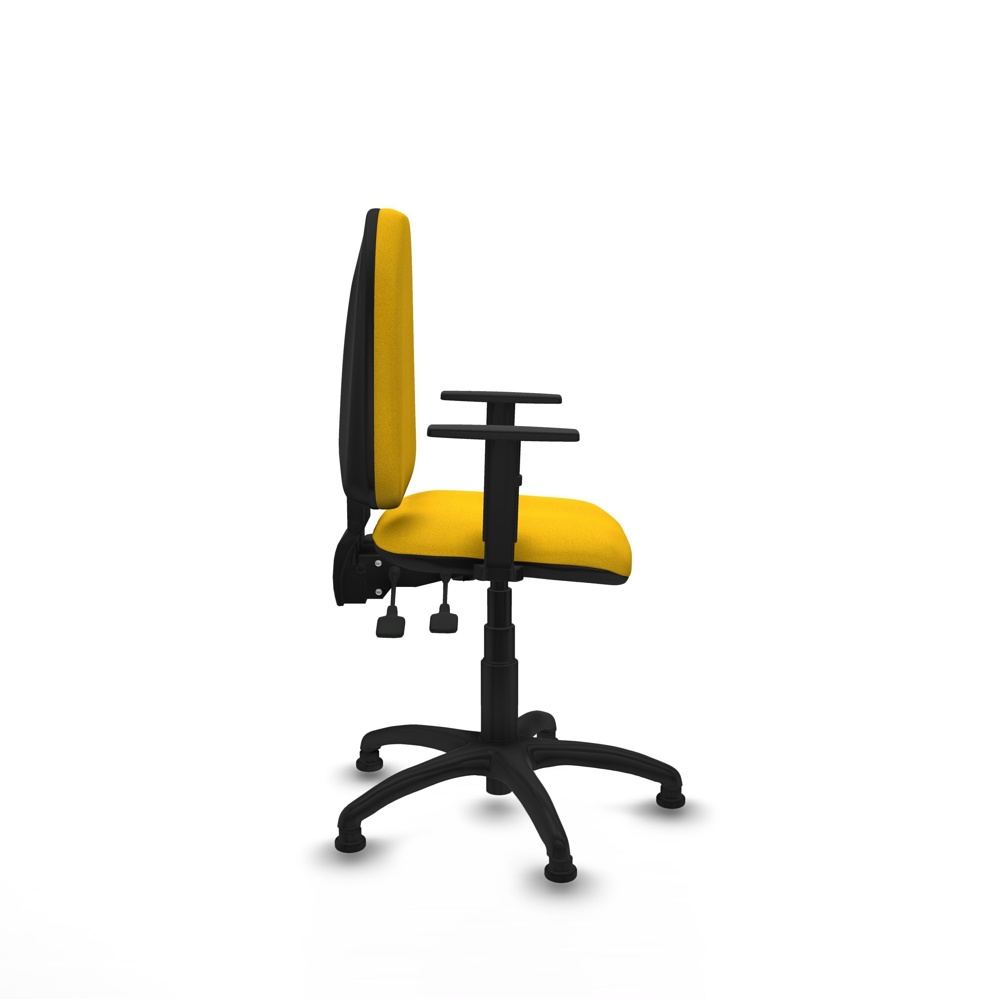 Modern Office Chair Low-poly 3D model_7