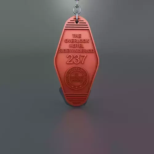 The Shining - Overlook hotel keychain 3D print model