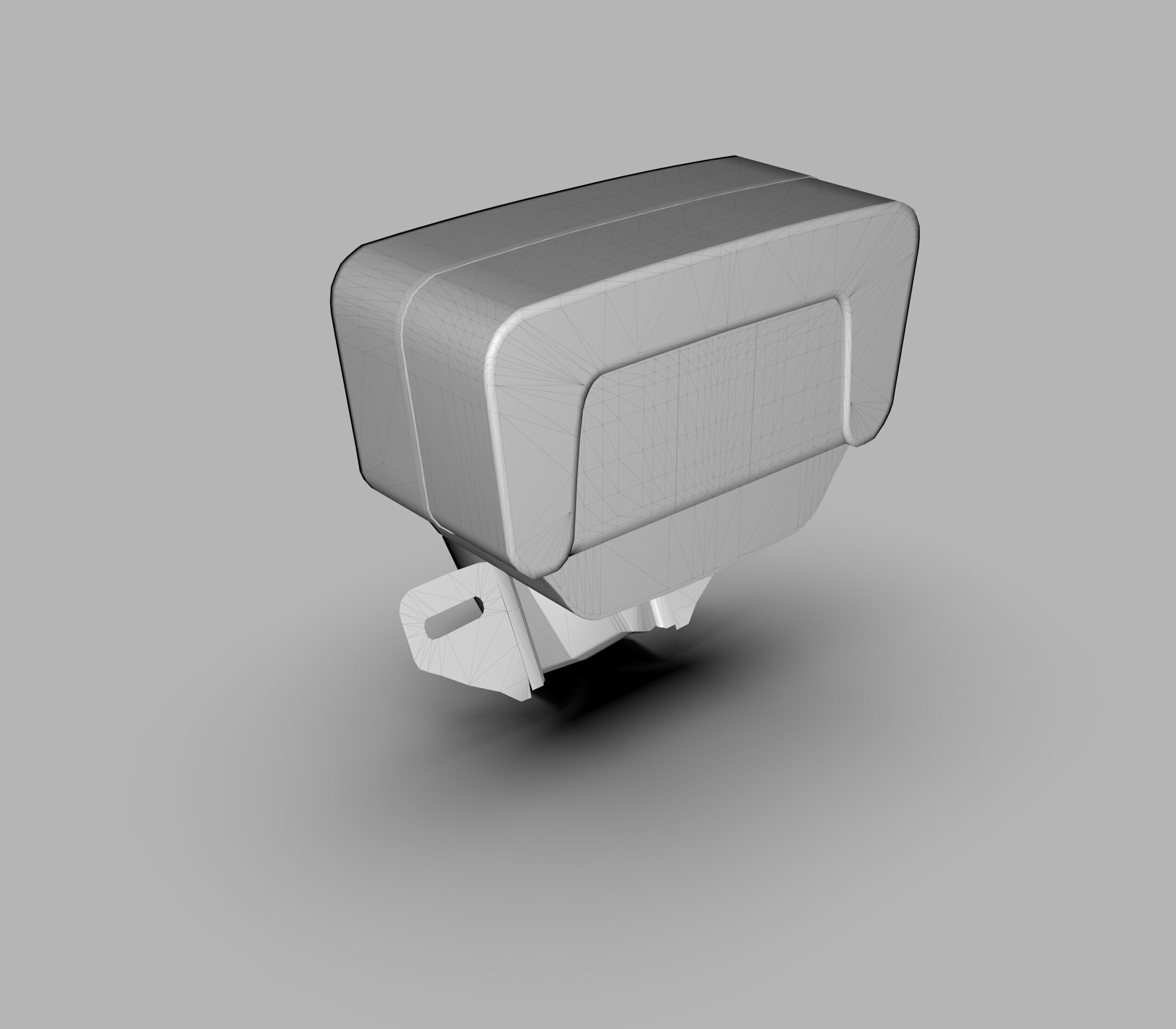 Generic Motorcycle LED Taillights Low-poly 3D model_8