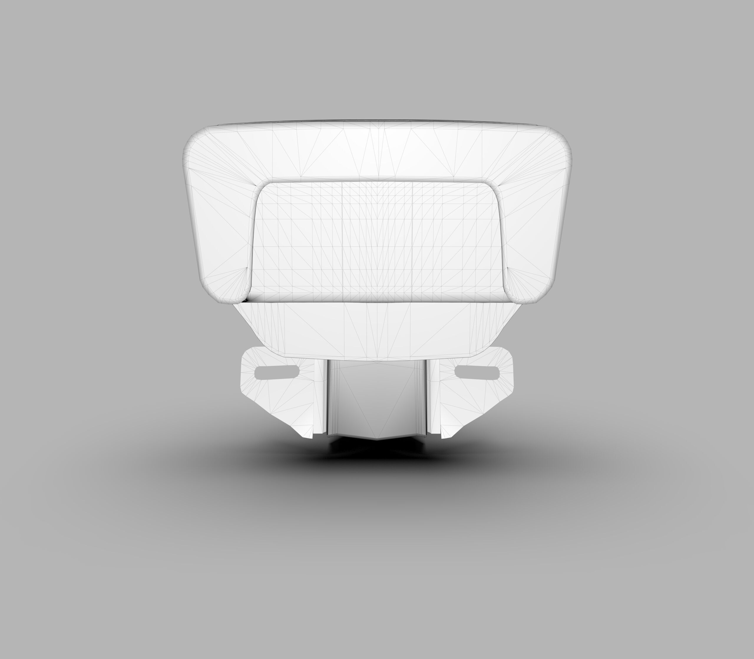 Generic Motorcycle LED Taillights Low-poly 3D model_7