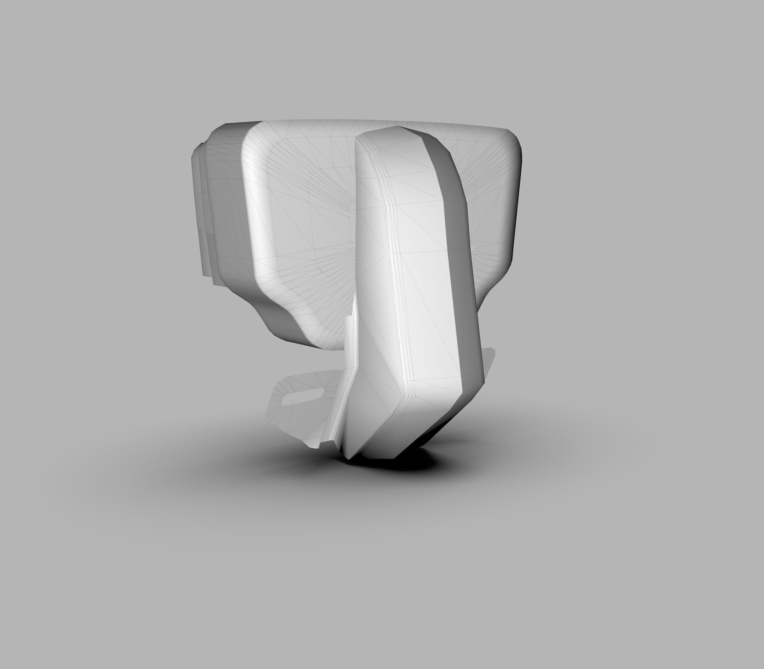 Generic Motorcycle LED Taillights Low-poly 3D model_10