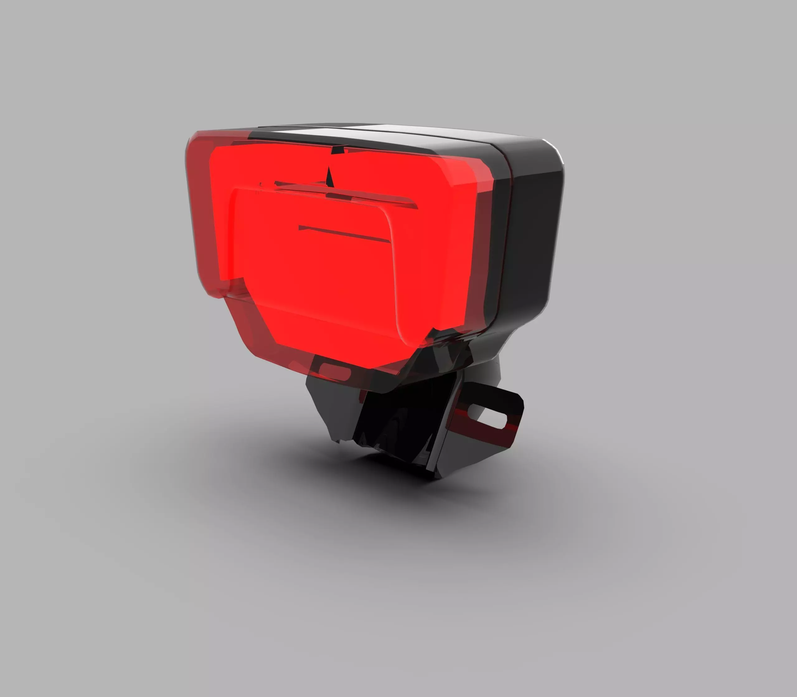 Generic Motorcycle LED Taillights Low-poly 3D model_0