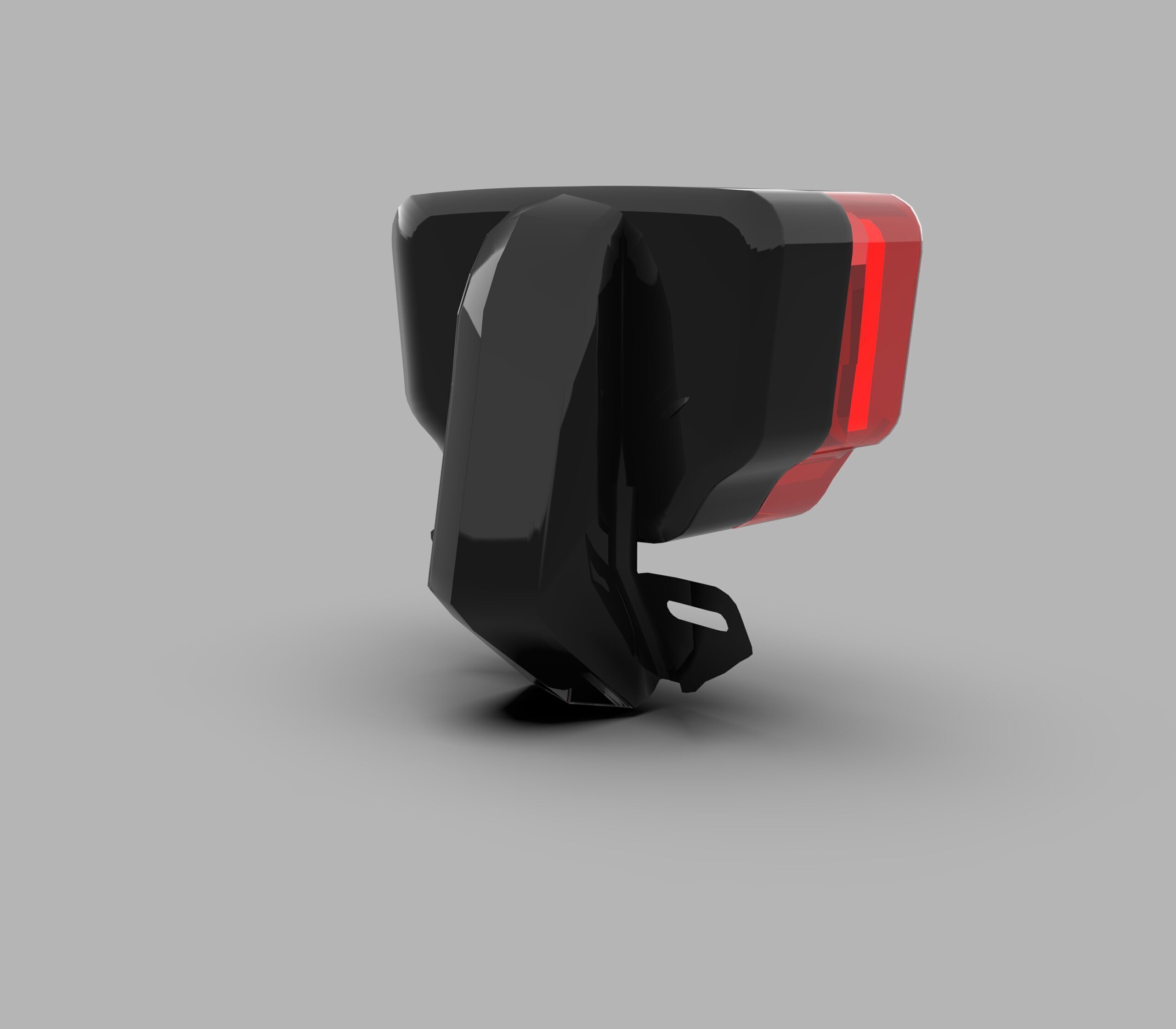 Generic Motorcycle LED Taillights Low-poly 3D model_2