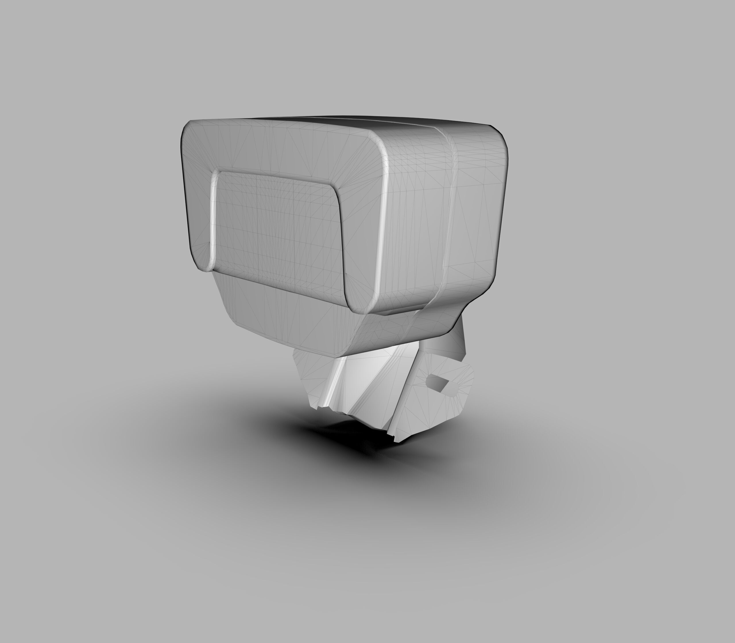 Generic Motorcycle LED Taillights Low-poly 3D model_6